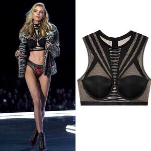 Victorias Secret x Balmain Fishnet Top